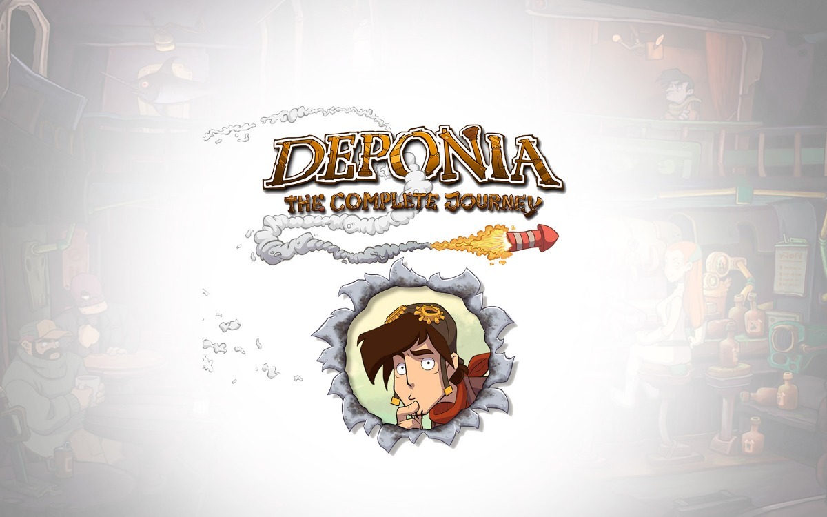 Deponia journey. Депония обложка. Депония логотип. Deponia 1 обложка. Deponia: the complete Journey лого.