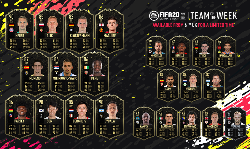 FIFA 20: il TOTW 23 di FIFA Ultimate Team - NerdPool