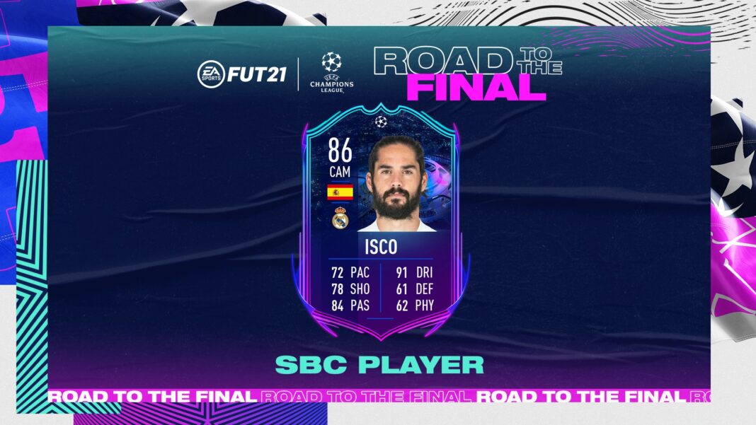 FIFA 21 Ultimate Team: Isco Road to the Final UCL SBC ...