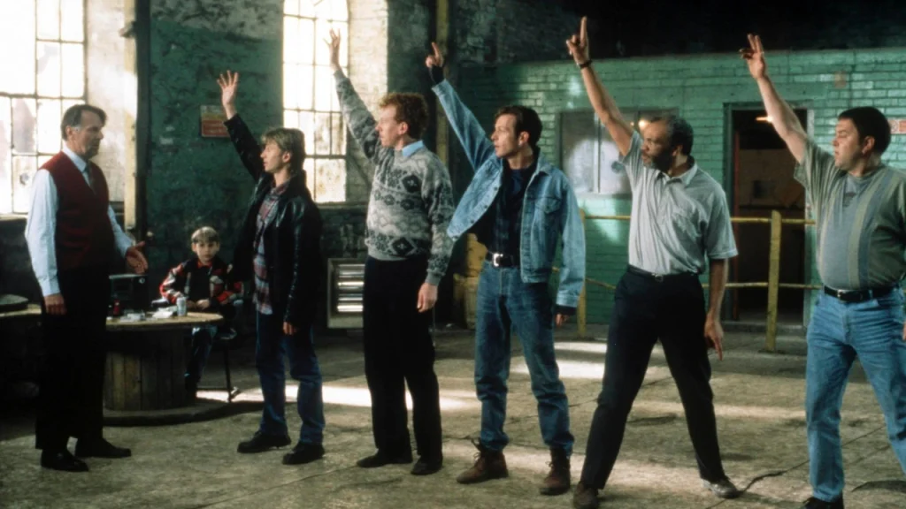 Un frame tratto dal film originale The Full Monty (1997)