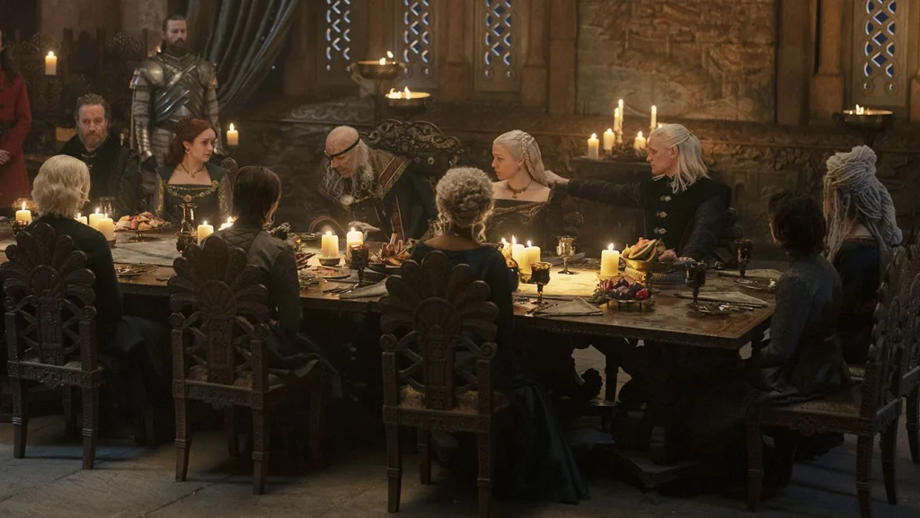 La cena della famiglia Targaryen - HODT 1x08 | Photo Credits: HBO