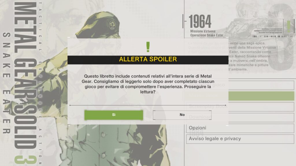 Snake Eater Master Book