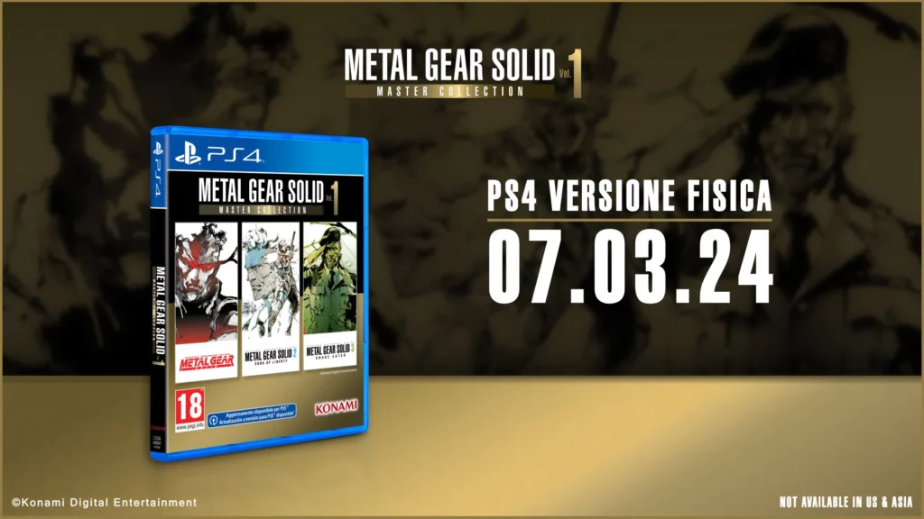 Metal Gear Solid: Master Collection Vol.1 PlayStation 4