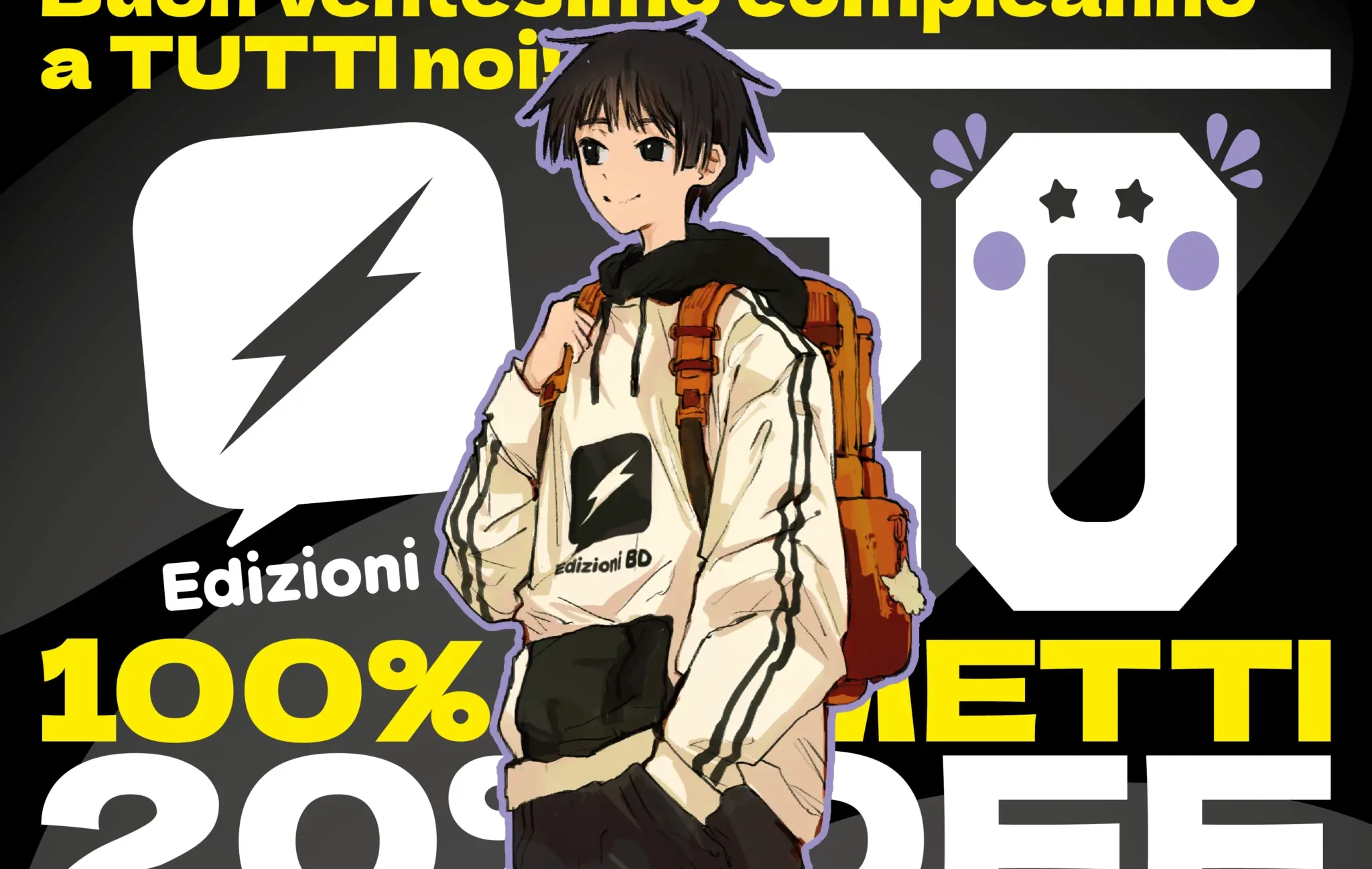 Edizioni BD & J POP Manga danno il via ai festeggiamenti per i loro 20 anni!